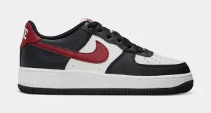 Air Force 1 Low Grade School Lifestyle Shoes (Black/Red)