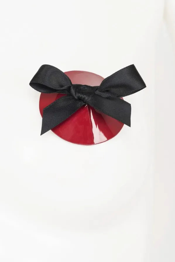 Black & Red Bow Pasties