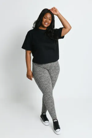 Curve Everyday High Waisted Leggings - Leopard Print