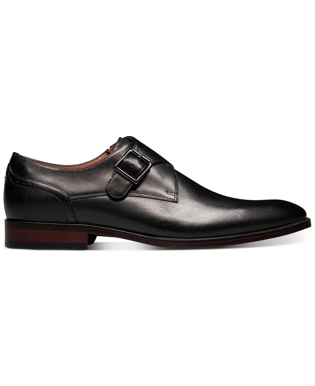 Florsheim men's ravello monk strappy dress shoes, black