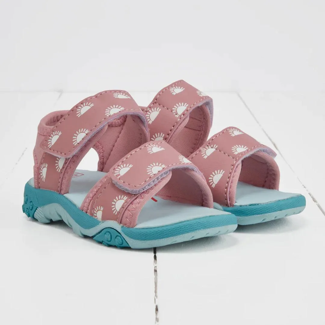 Grass & Air Colour Changing Kids Sandals - Rose