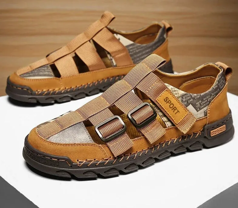 High Quality Sandals Men Beach Sandals Casual Shoes Lightweight Summer Large Size Men Sandals Comfortable Korea Sandals