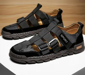 High Quality Sandals Men Beach Sandals Casual Shoes Lightweight Summer Large Size Men Sandals Comfortable Korea Sandals