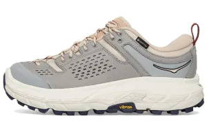 Hoka One One Tor Ultra Outdoor Performance Unisex Sneakers, Grey/Light Pink