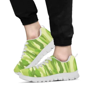 Knit Sneakers_Camo Light Green_Combo