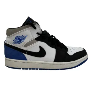 Men's Jordan 1 Mid Se Game Royal High Trainers White Size EU 42.5 / UK 8.5