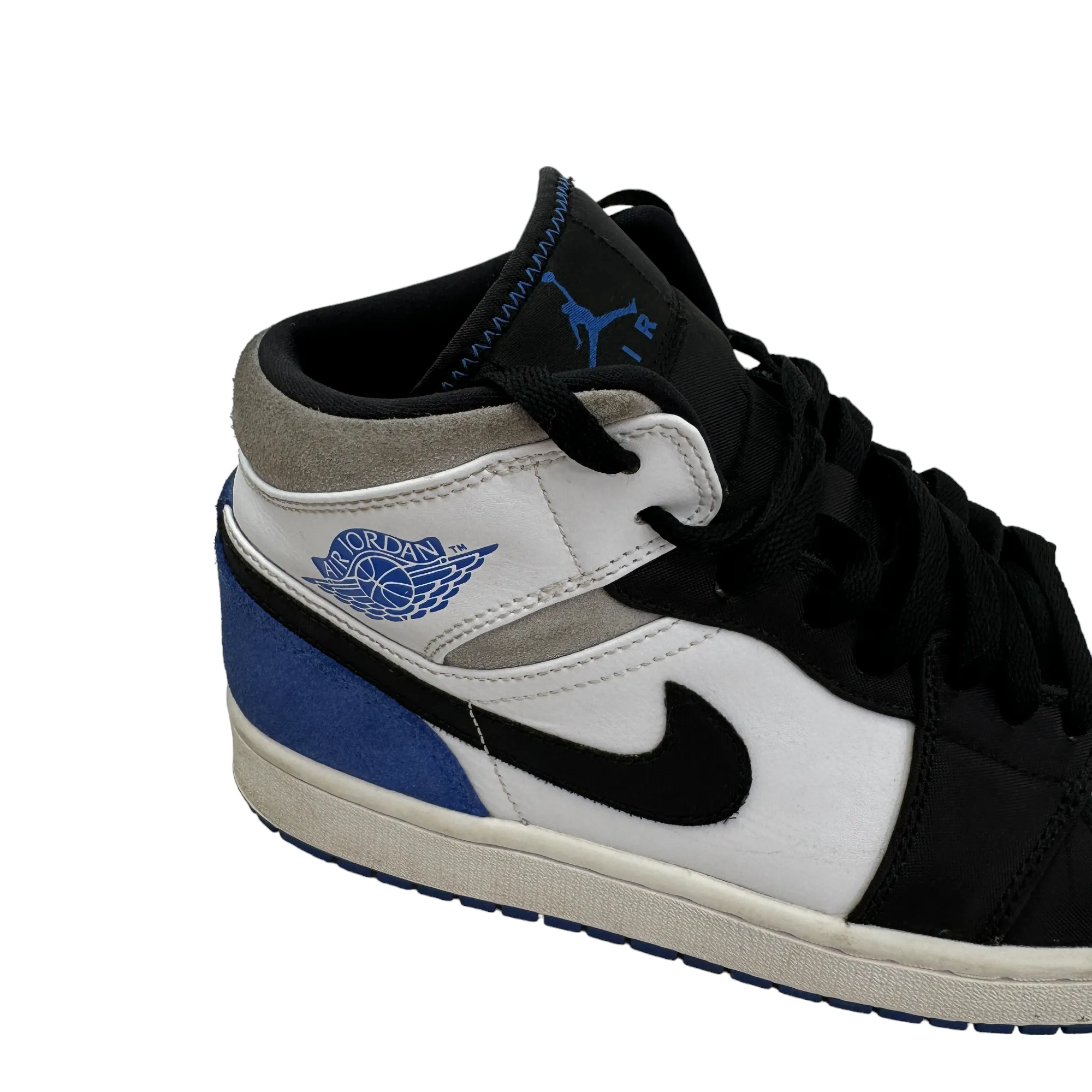 Men's Jordan 1 Mid Se Game Royal High Trainers White Size EU 42.5 / UK 8.5