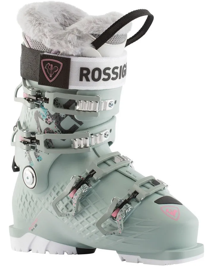 Rossignol Alltrack Pro 100 Women's Ski Boots - Shadow Green - 2023