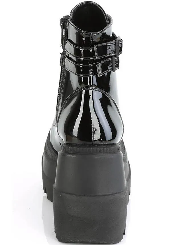 SHAKER-52 [Black Patent] | PLATFORM BOOTS [PREORDER]