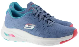 Skechers Trainers Womens Arch Fit Infinity Cool Blue Multi