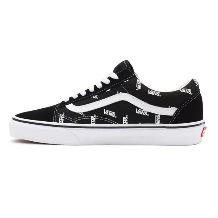 Vans Old Skool Adults Vans Logo Black White NOT RETURNABLE Clearance