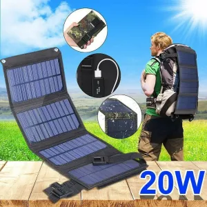 Waterproof Foldable Solar Panel - Portable & Durable